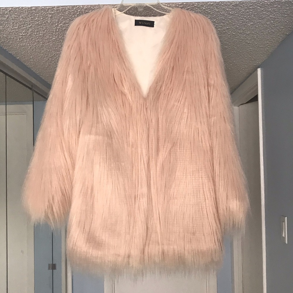 Faux fur jacket